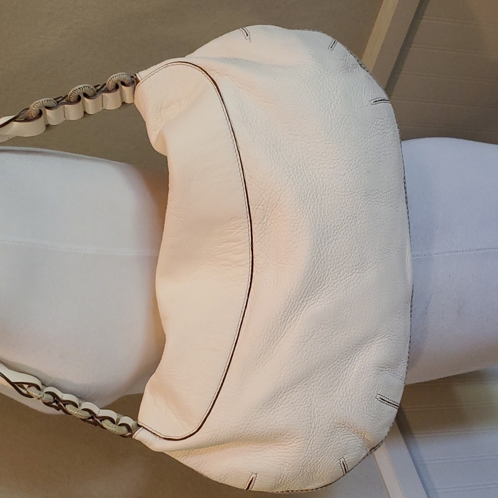 Anya Hindmarch cream leather hobo bag - Picture 4 of 11